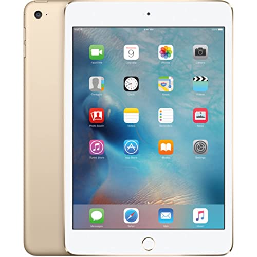Apple iPad Mini 4, 128GB, Gold – WiFi (Renewed)