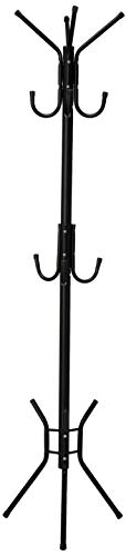 Uniware Metal Coat Rack with Powder Coating, 70 Inch, (Black) | The Storepaperoomates Retail Market - Fast Affordable Shopping