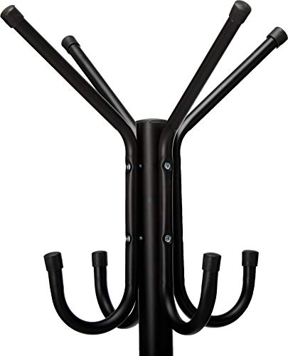 Uniware Metal Coat Rack with Powder Coating, 70 Inch, (Black) | The Storepaperoomates Retail Market - Fast Affordable Shopping