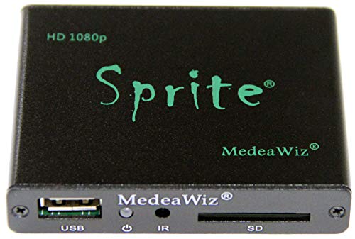 MedeaWiz® DV-S1 Sprite® Looping HD Media Player – Seamless Audio Video Auto Repeater 1080p 60Hz HDMI, NTSC and PAL Outputs – Trigger Input and Serial Control