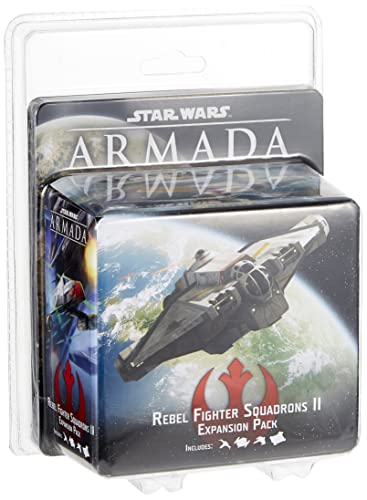 Star Wars Armada Rebel Fighter Squadrons II EXPANSION PACK | Miniatures Battle Game | Strategy Game for Adults and Teens | Ages 14+ | 2 Players | Avg. Playtime 2 Hours | Made by Fantasy Flight Games