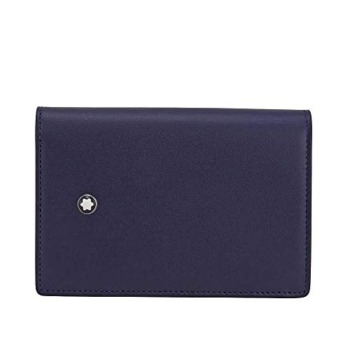 Montblanc Business Card Case, Marine Blue (Blue) – 114554 | The Storepaperoomates Retail Market - Fast Affordable Shopping