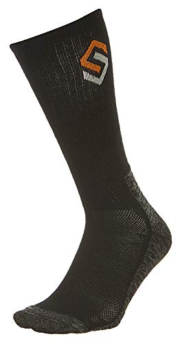 ScentLok Men’s Everyday Odor Control Socks (Black, Medium)