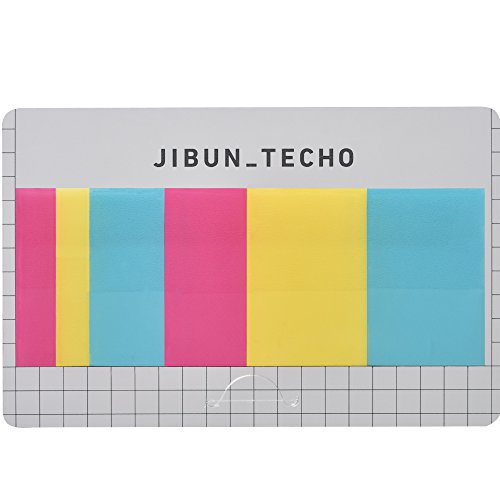 Kokuyo Jibun Techo Goods Film Sticky Notes 30×20/13/6.5mm for A5 Slim Standard