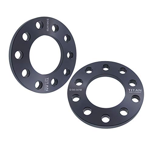 (2) Billet 1/2″ Flat Wheel Spacers Adapters | 5×4.5 | Fits Ford Mustang Ranger Explorer and More