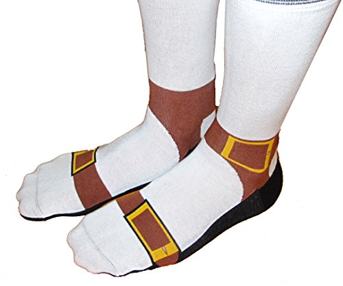 LAUGHMART Sandal Socks – Silly Socks Look Like You’re Wearing Sandals and Sox