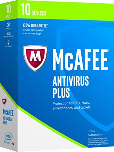 McAfee 2017 Antivirus Plus – 10 Devices