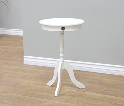 Frenchi Furniture Table, 15.76 in x 15.76 in x 24.82 in, White | The Storepaperoomates Retail Market - Fast Affordable Shopping
