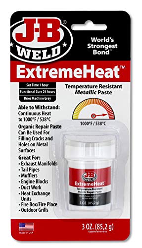 J-B Weld 37901 ExtremeHeat High Temperature Resistant Metallic Paste – 3 oz