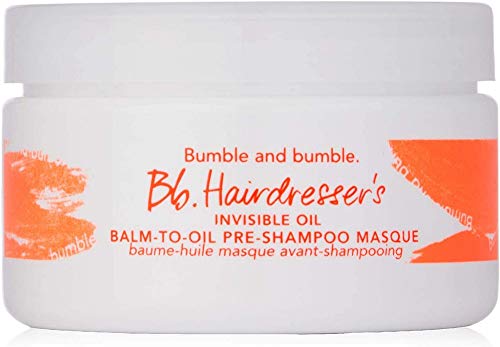 Bumble and Bumble Hairdresser’s Invisible Oil Balm-to-oil Pre Shampoo Masque for Unisex Masque, 3 Ounce