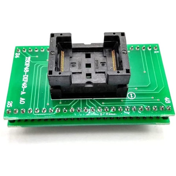 TSOP48 to DIP48 Socket Adapter nand nor Flash eeprom mcu for USB Programmer