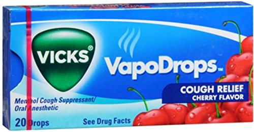 Vicks VapoDrops Cherry Flavor 20 Each (Pack of 4) | The Storepaperoomates Retail Market - Fast Affordable Shopping