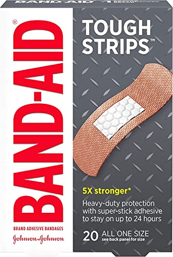 BAND-AID® Brand TOUGH STRIPS® Bandages All One Size, 20 COUNT