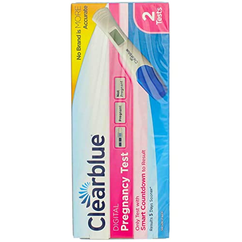 Clearblue Digital Pregnancy Tests – 2 ct, Pack of 3