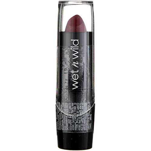 Wet n Wild Silk Finish Lipstick, Dark Wine 536A 0.13 oz (Pack of 2)