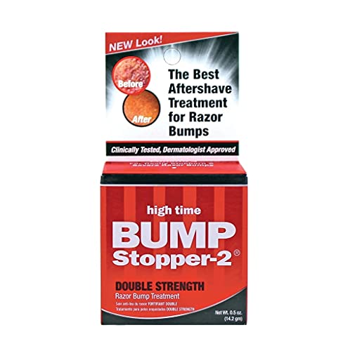 High Time Bump Stopper-2 Double Strength Razor Bump Treatment, 0.5 oz (Pack of 5)