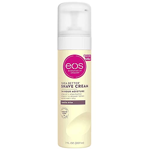 EOS Shave Cream, Vanilla Bliss, 7 oz (Pack of 4)