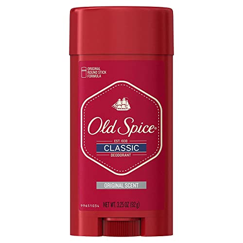 Old Spice Classic Deodorant Stick, Original 3.25 oz ( Pack of 5)