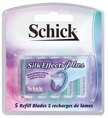 Schick Silk Effects Plus Wire-Wrapped Blades 5 ea (Pack of 4)