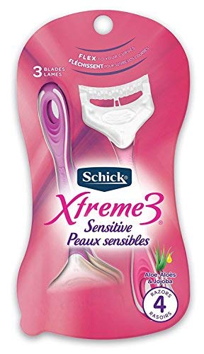 Schick Womens Xtreme3 Razor Sensitive 4 Count (3 Pack)