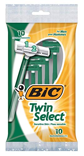 Bic Shaver Mens Twin Select Sensitive 10 Count (Pack of 2)