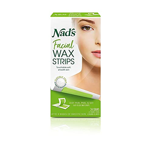 Nads Facial Wax Strips Size 24ct Nads Facial Wax Hair Removal Strips 24ct