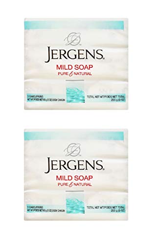 Jergens Mild Soap 3 Bars 3 oz ea (Pack of 2)