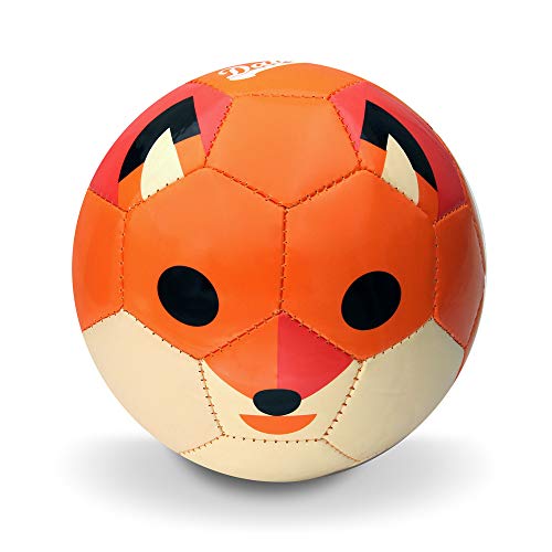 Daball Kid and Toddler Soccer Ball – Size 1 and Size 3, Pump and Gift Box Included (Size 1, Terry, The Fox)