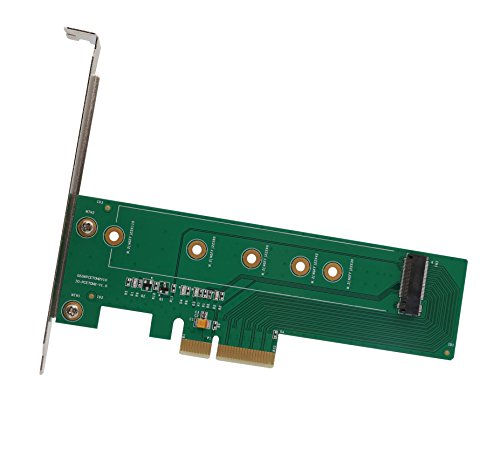 I/O Crest M.2 NGFF PCIe SSD to PCI Express 3.0 x4 Host Adapter Card – Support M.2 M-Key PCIe (NVMe or AHCI) Type 22110, 2280, 2260, 2242