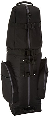 Amazon Basics Soft-Sided Golf Club Travel Bag Case With Wheels – 50 x 13 x 15 Inches, Black