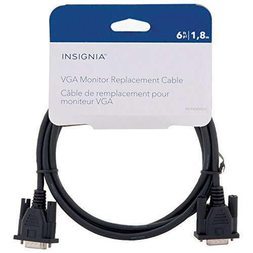 Insignia 1.8m (6 ft.) Replacement VGA Monitor Cable (NS-PV06501-C)
