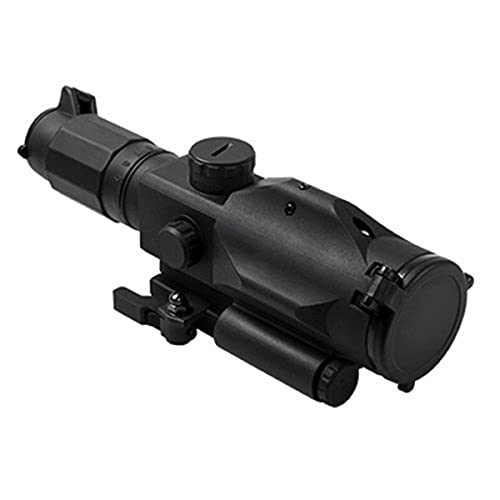 NC Star SRT Scope 3-9x40mm Mil-Dot Reticle with Green Laser, One Size