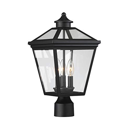 Savoy House 5-147-BK Three Light Post Lantern | The Storepaperoomates Retail Market - Fast Affordable Shopping