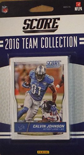 Detroit Lions 2016 Score EXCLUSIVE Factory Sealed Team Set with Matthew Stafford, Calvin Johnson, Rookie Cards and more