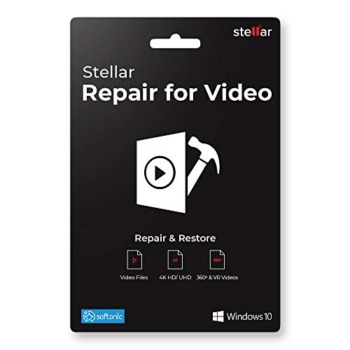 Stellar Repair for Video Software | For Windows | Standard | Repair Corrupt or Damaged Videos | 1 Device, 1 Yr Subscription | CD | The Storepaperoomates Retail Market - Fast Affordable Shopping