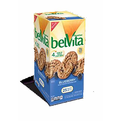 Belvita Blueberry Breakfast Biscuits, 25 Count