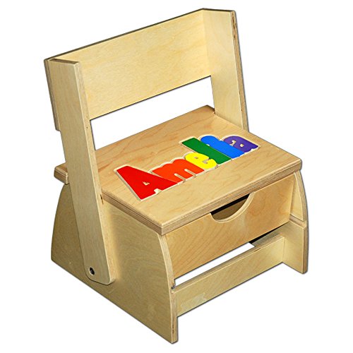 Step ‘n Store Name Puzzle Stool