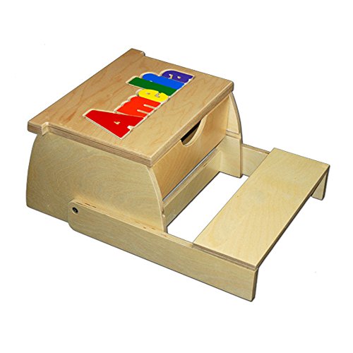 Step ‘n Store Name Puzzle Stool | The Storepaperoomates Retail Market - Fast Affordable Shopping