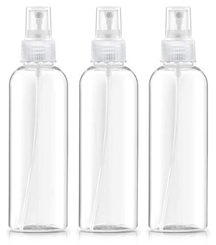 Bar5F Fine Mist Spray Bottles, 8.5 Oz, Pack of 3, Clear