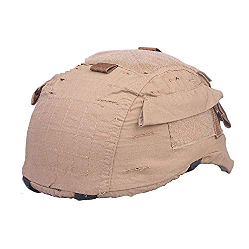 H World Shopping Tactical Military Airsoft Hunting Helmet Cover W/Back Pouch for MICH 2001 CB