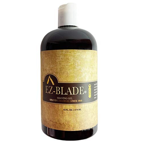 EZ BLADE Shaving Gel Clear Non-Foaming Shave Gel American Made 16 oz