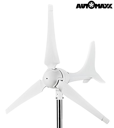 Automaxx Windmill 600W (12V/24V) (50A/25A) Wind Turbine Generator kit Wind Power MPPT Charge Controller Included (Amp, Volt & Watt Display) + Automatic and Manual Braking System. DIY Installation