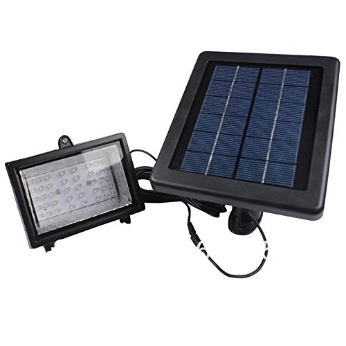 Bizlander 30LED Solar Flood Light Solar Panel for Outdoor Home&Garden Weather Proof
