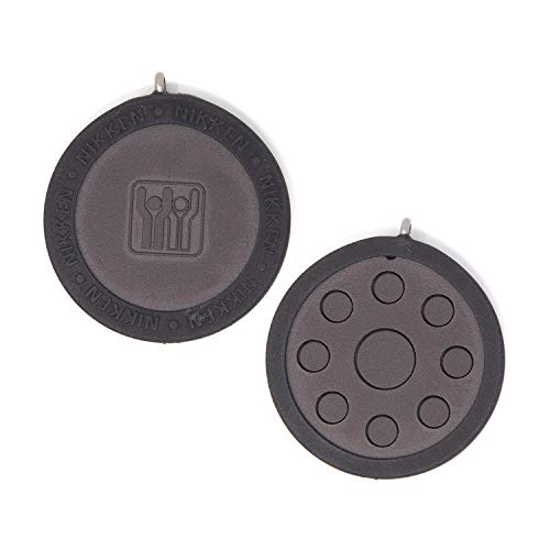 Nikken 1 PowerChip Medallion Charm – 1450, Black, Magnetic Therapy Far Infrared, Reduce Stress Fatigue Soreness, EMF Electromagnetic Frequency Protection Blocker, 900-1000 Gauss, Kenko