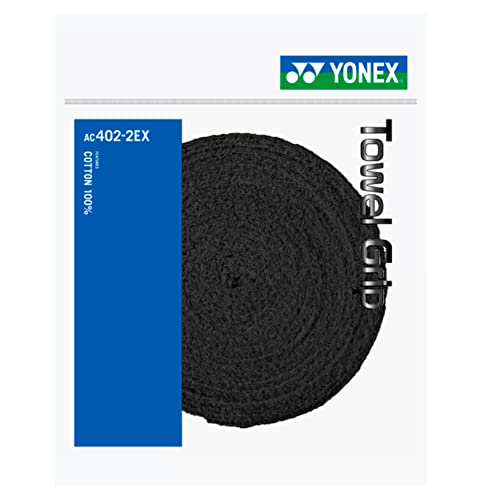YONEX AC402-2EX Towel Racket Grip Black