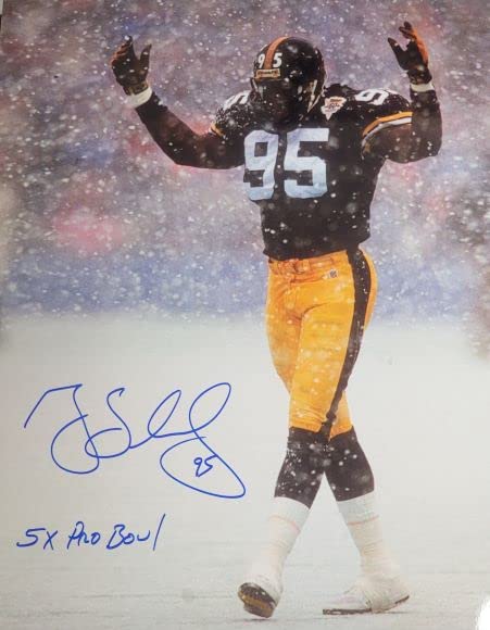 Autographed Greg Lloyd Pittsburgh Steelers 11×14 Photo with COA