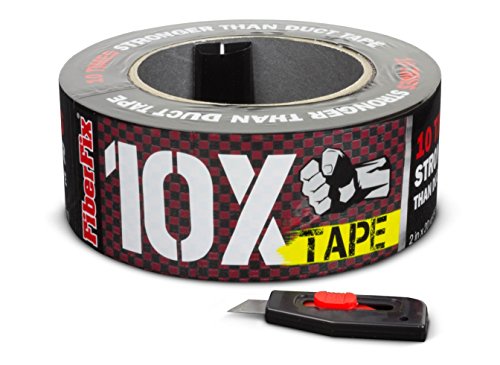 FiberFix 10X Tape – Repair Tape 100x Stronger than Duct Tape – 2″ (1 Roll)