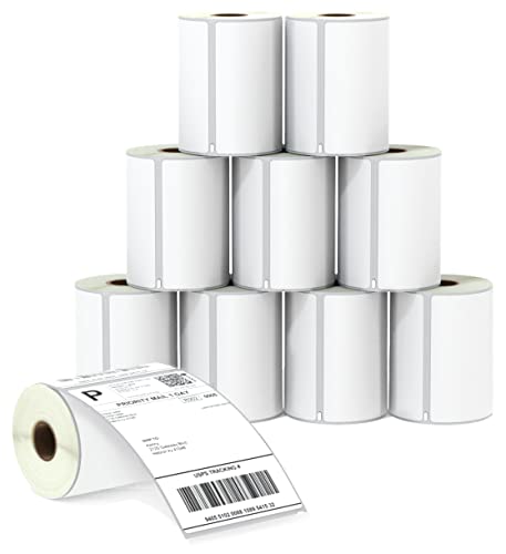 BETCKEY – Compatible DYMO 1744907 (4″ x 6″) Shipping Labels, Strong Permanent Adhesive & Perforated, Compatible with DYMO Labelwriter 4XL Rollo & Zebra Desktop Printers [10 Rolls/2200 Labels] | The Storepaperoomates Retail Market - Fast Affordable Shopping