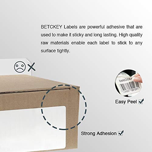 BETCKEY – Compatible DYMO 1744907 (4″ x 6″) Shipping Labels, Strong Permanent Adhesive & Perforated, Compatible with DYMO Labelwriter 4XL Rollo & Zebra Desktop Printers [10 Rolls/2200 Labels] | The Storepaperoomates Retail Market - Fast Affordable Shopping