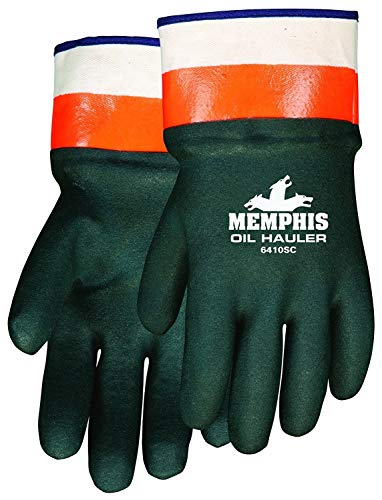 Memphis Glove Oil Hauler Dark Greenpremium Double Dip Pvc – 12 Pair